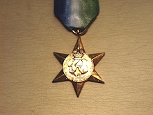 Atlantic Star full size copy medal (superior striking) - Click Image to Close